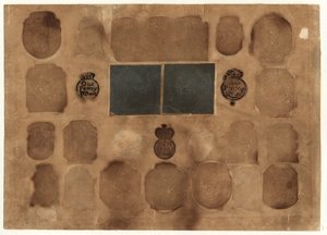 British Revenue Stamps, c.1765 af English School