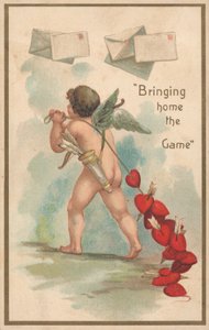 Britisk Valentines kort af English School