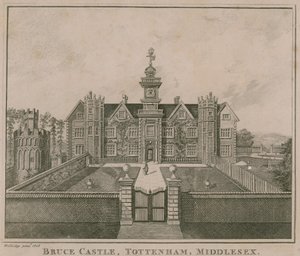 Bruce Castle, Tottenham, London; en udsigt taget i 1686 af English School