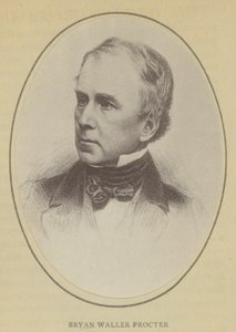 Bryan Waller Procter (litho) af English School