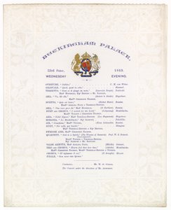Buckingham Palace-koncert, 23. juni 1869 af English School