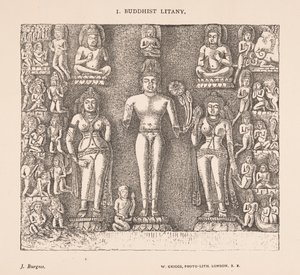 Buddhist Litany, fra The Cave Temples of India af James Fergusson og J. Burgess af English School