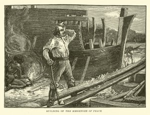 Bau des Boten des Friedens von English School