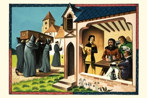 Begravelse i gamle dage af English School