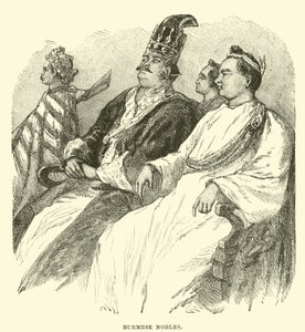 Burmese Nobles  af English School