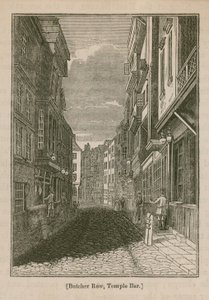 Butcher Row i Temple Bar på Stranden af English School