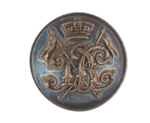 Button, 9. Regiment af Bengal Lancers, før 1901 af English School