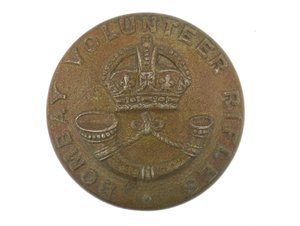 Button, Bombay Volunteer Rifles, 1901-1947 af English School