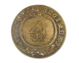Button, andre rækker, 4. bengalske europæiske regiment, 1855-1861 af English School