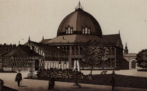 Buxton: The New Pavilion (litho) af English School