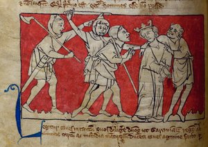 CCA-LitMs/D/10 fol. 5v Capture, fra Bestiary af English School