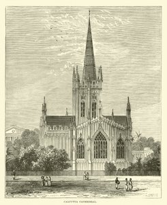 Calcutta katedral af English School