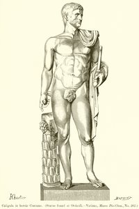 Caligula i heroisk dragt af English School