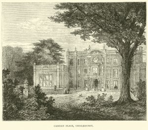 Camden Place, Chislehurst, september 1870 af English School