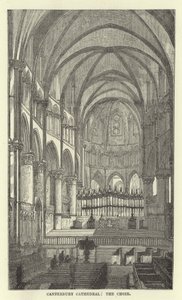 Canterbury Cathedral, koret af English School