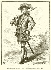 Kaptajn Henry Morgan af English School