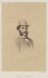 Kaptajn Machell, "Jem" (litho) af English School