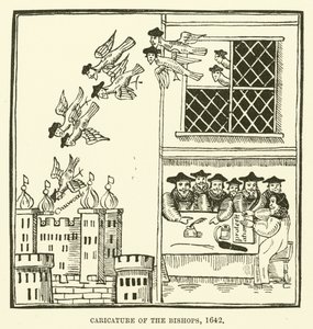 Karikatur af biskopperne, 1642 af English School