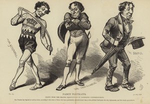 Karikaturer af Benjamin Disraeli af English School