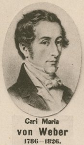 Carl Maria von Weber (gravering) af English School