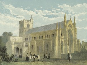 Carlisle Cathedral, South East View af English School