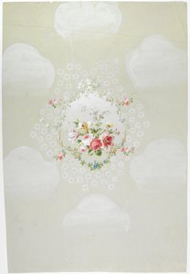 Tæppedesign (wc på papir) af English School