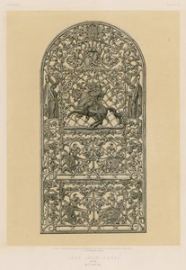 Støbejernspanel fra Mulheim af English School