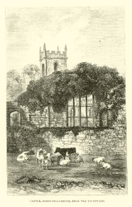 Slot, Ashby-de-la-Zouch, fra gården af English School