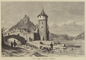 "Cat" og "Mouse" Towers (gravering) af English School