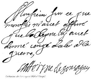 Catherine de Gonzagues, hustru til Henry I af English School