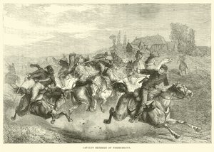 Kavalleriegefecht bei Niederbronn, Juli 1870 von English School