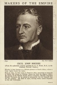 Cecil John Rhodes af English School
