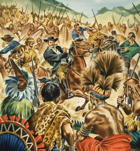 Cecil Rhodes - kongen af diamantfelterne af English School