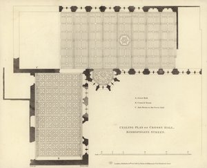 Loftsplan for Crosby Hall af English School