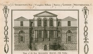Central Criminal Court, andet post-Fire Sessions House af English School