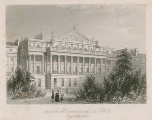Centre of Cumberland Terrace, Regents Park, London af English School
