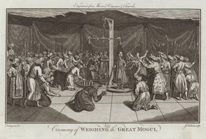 Ceremoni for vejning af den store mogul af English School