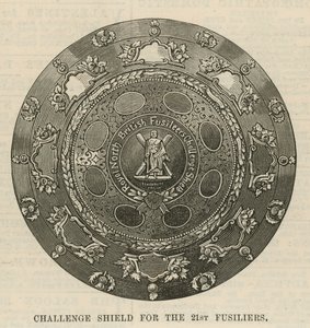 Challenge Shield for de 21. Fusiliers af English School