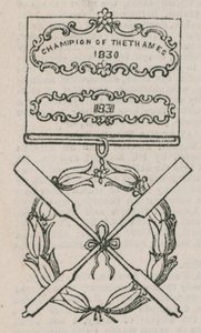 Champion of the Thames Insignia af English School