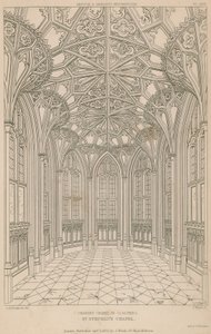 Chantry Chapel i Cloisters, St Stephens Chapel, Westminster Palace af English School