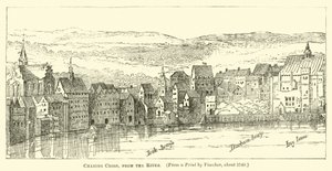 Charing Cross, from the River  af English School