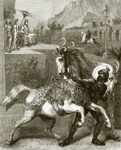 Nineves vognheste af English School