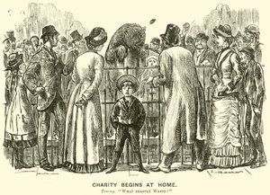 Velgørenhed begynder hjemme (gravering) af English School