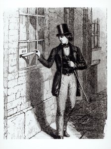 Charles Dickens (1812-70) indsender sine historier af English School