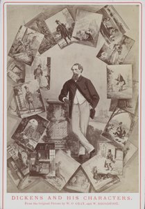 Charles Dickens and His Characters, fra det originale billede af W O Gray og W Broadfoot af English School