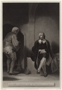 Charles I fængslet i Carisbrooke Castle af English School