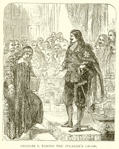 Charles I overtager talerstolen