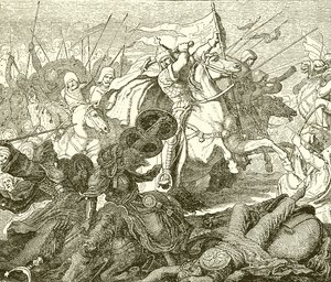 Charles Martel hos Poictiers
