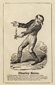 Charley Bates fra Oliver Twist af English School