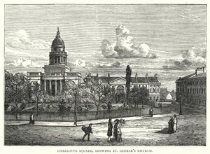 Charlotte Square, der viser St. George